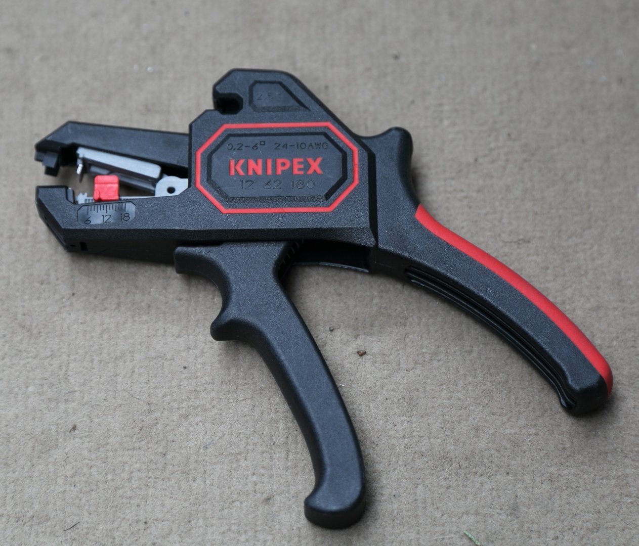 Knipex 1262 12 62 180 Drahtabisolierer 0.2 bis 6 mm² 10 bis 24 