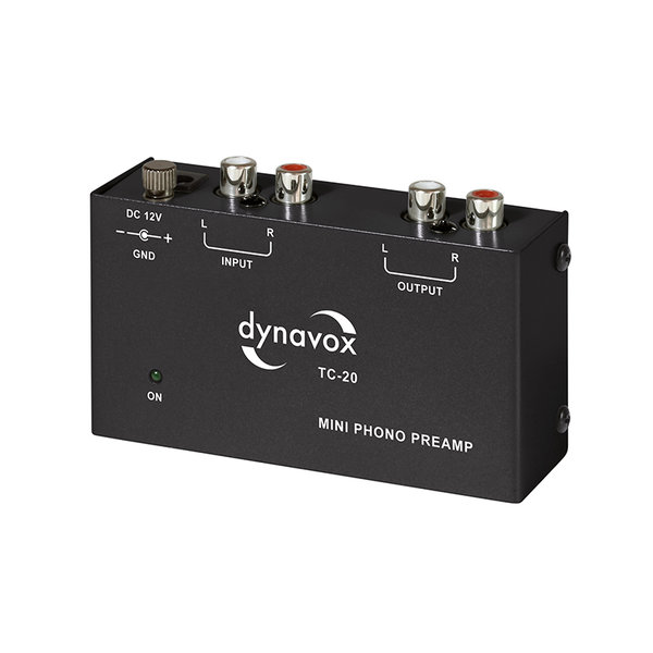 Dynavox TC-20 Phonovorverstärker Moving Magnet (MM) schwarz / 207671