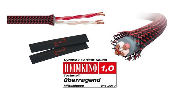Dynavox Perfect Sound Lautsprecherkabel & Schrumpfschlauchset 207300 /Meterware