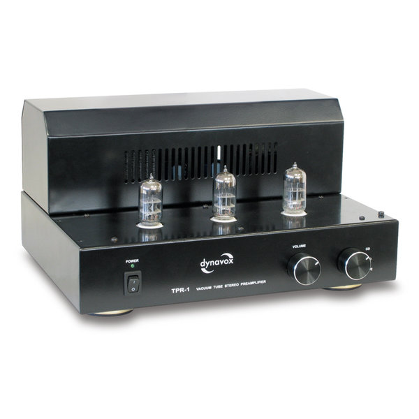 Dynavox TPR-1 schwarz Audiophile Röhren Vorstufe/Vorverstärker / 4x Line / 2x Out