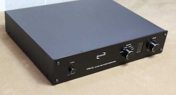 Dynavox TPR-43 schwarz Röhrenvorstufe inkl. Phono MM &MC, Preis-/Leistungskracher