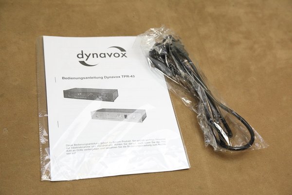 Dynavox TPR-43 schwarz Röhrenvorstufe inkl. Phono MM &MC, Preis-/Leistungskracher