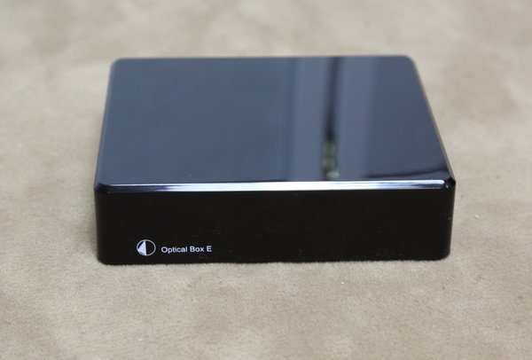 Pro-Ject Optical Box E schwarz Phono Vorverstärker MM A/D Wandler DIGITAL & 3,5mm Klinke