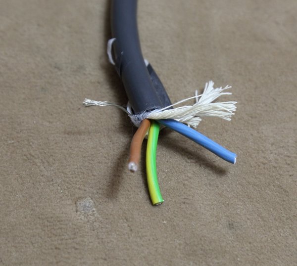 Supra Cables High-End Netzkabel Supra LoRad 2.5 SPC silber 3x2,5mm² Meterware