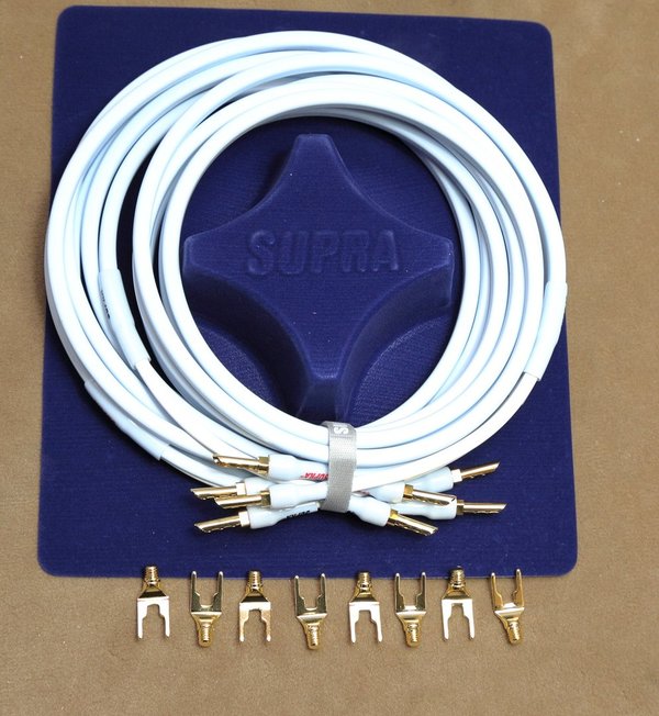 Supra Cables Lautsprecherkabel Ply 3.4  2x 3.0m konfektioniert CombiCon