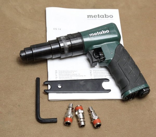 Metabo DS 14 Druckluft-Schlagschrauber 1800U/min 6,2bar 14Nm Pistolenform