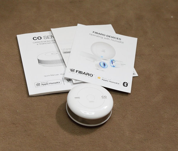 FIBARO FGBHCD-001 Co-Sensor Homekit, Weiß, Kohlenmonoxiddetektor