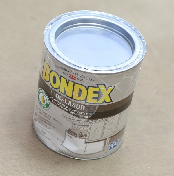 Bondex Öl-Lasur 0,75l - 391315 weiss