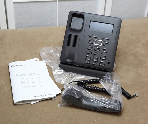 Gigaset pro Maxwell Basic VoIP/SIP basiertes schnurgebrundenes Telefon
