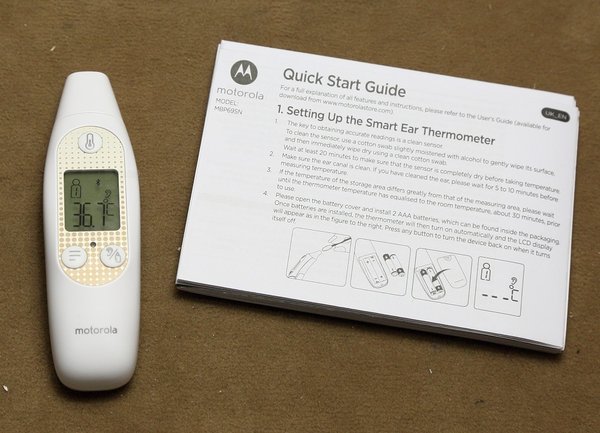 Motorola MBP69SN IR Fiebertermometer digital Ohrthermometer Thermometer