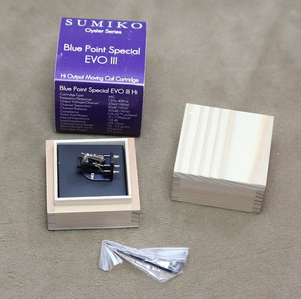 Sumiko Blue Point Special EVO III HIGH-OUT MC-Tonabnehmersystem für Plattenspieler