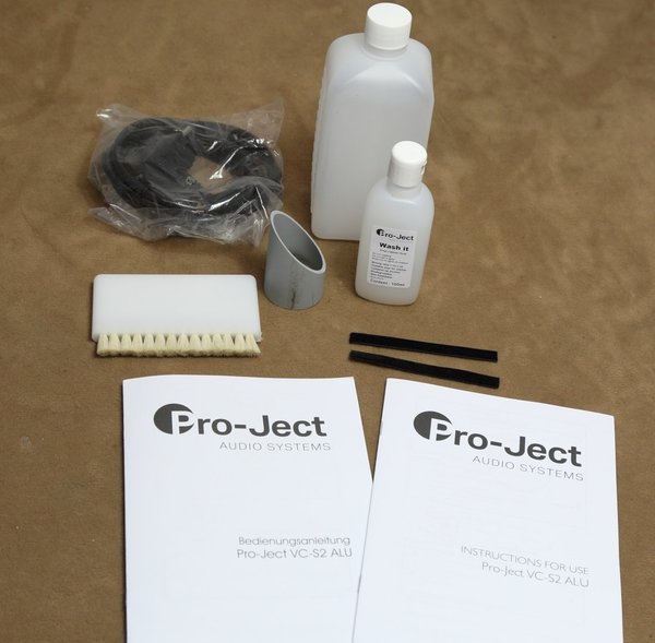 Pro-Ject VC-S 2 ALU Plattenwaschmaschine,PROMO-PACK + 1L Wash it