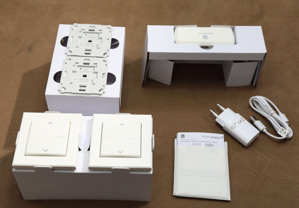 Homematic IP Smart Home Starter Set Beschattung – WLAN, 156450A0