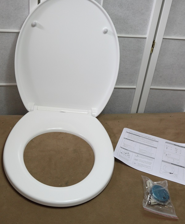 Omasi Toilettendeckel, WC Sitz mit Quick-Release & Absenkautomatik weiß