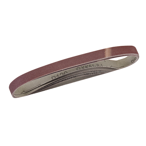 Silverline Schleifbänder 13x457 mm, 120er-Körnung, 5 Stk. 636004 für Bandfeile