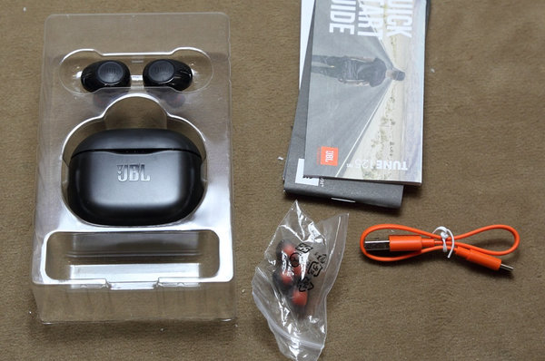 JBL TUNE 125 TWS In-Ear Bluetooth-Kopfhörer Schwarz – Kabellose Ohrhörer