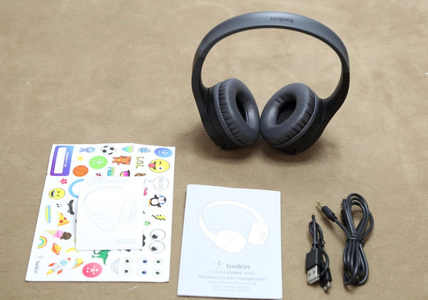 Belkin SoundForm Mini drahtloser Kinder-On-Ear-Kopfhörer mit Mikrofon