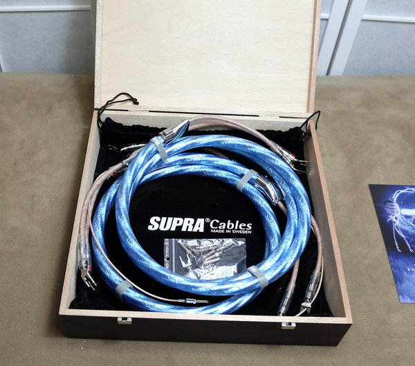 Supra Cables Sword Excalibur Referenz-Lautsprecherkabel konfektioniert
