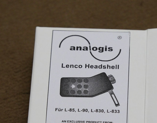 Lenco Headshell 3141 Für L-85, L-90, L-830, L-833 NOS