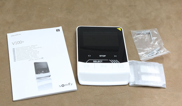 Somfy 1870536 - V100+ Video-Gegensprechmonitor 4,3" bis 5 RTS-Geräte