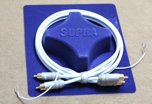 Supra Cables Plattenspieler-Anschlußkabel Phono 2 RCA - SC - WERKSKONFEKTIONIERT-
