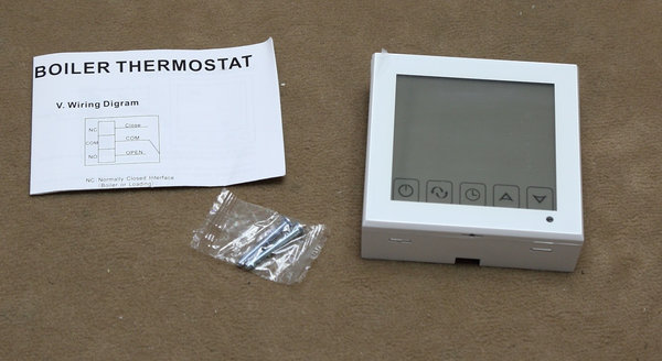 Beok BOT-323W Digitaler Raumthermostat LCD Touchscreen weiss