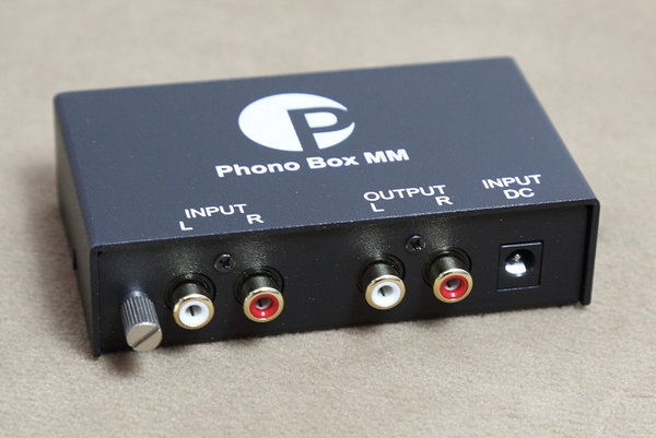 Pro-Ject Phono Box MM schwarz Plattenspieler Phono Vorverstärker MM-Systeme