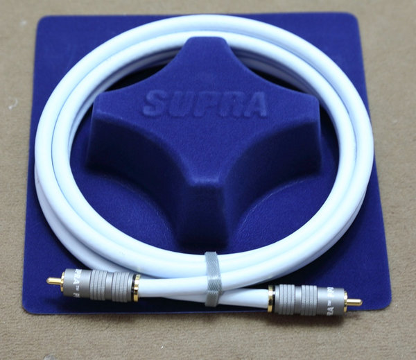 Supra Cables Trico High-End Cinch-Digitalkabel 75 Ohm koaxial, auch für Video-Anwendung