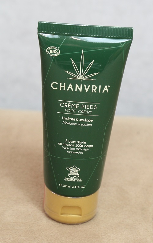 Chanvria Bio Fußcreme aus 100% nativem Hanföl, für trockene Haut 100ml