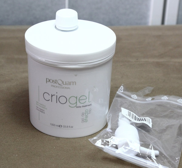 PostQuam - Criogel 1000ml Anti Cellulite Gel Kühleffekt für Müde Beine u. Muskelverspannungen