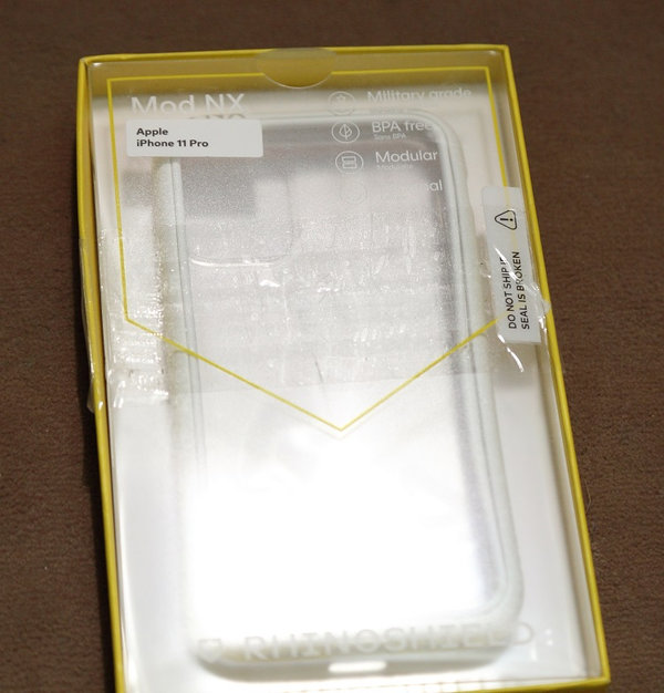 RhinoShield Bumper Case weiss kompatibel mit iPhone 11 PRO Modell NX