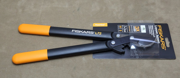Fiskars L72 112200 PowerGear II Bypass-Getriebeastschere 46cm 1001555