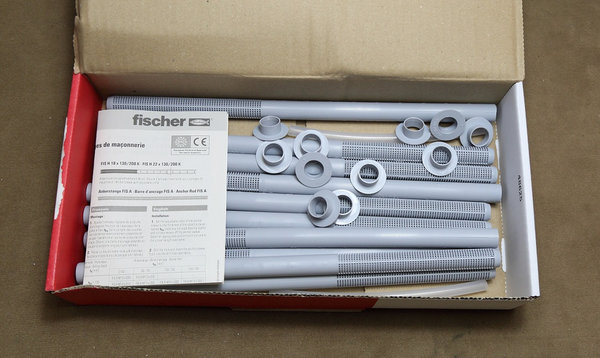 Fischer FIS H 18 x 130/200 K Ankerhülse 330mm 18mm 45707 10St.
