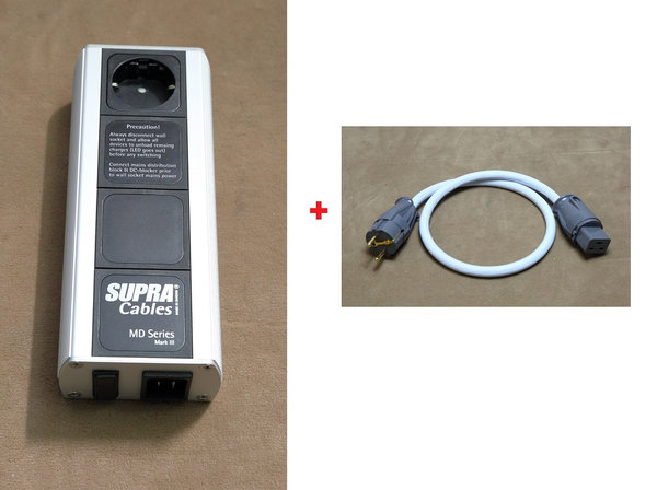 Supra Cables DC-Blocker Netzfilter LoRad MD01-16-EU MK 3.1 PROMO-PACK 2 !